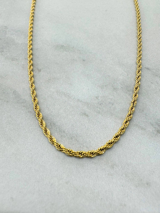 Alton Stainless Steel Chain Necklace Gold