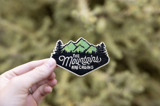 The Mountains Are Calling |  Embroidered Patch