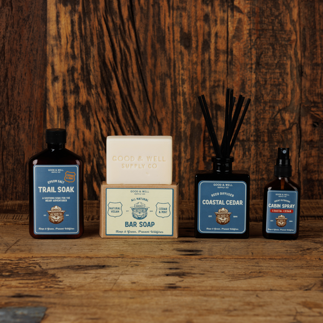 Smokey Bear Bar Soap - Cedar & Mint