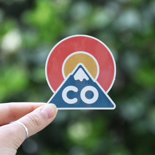 Colorado Mountain - Vinyl Sticker
