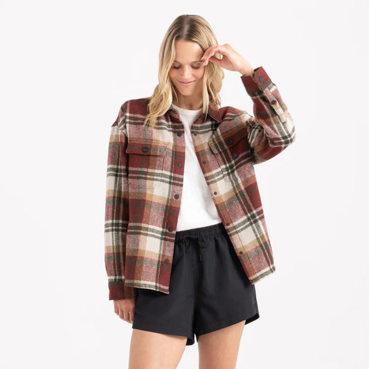 AMBERLY FLANNEL BUTTON UP