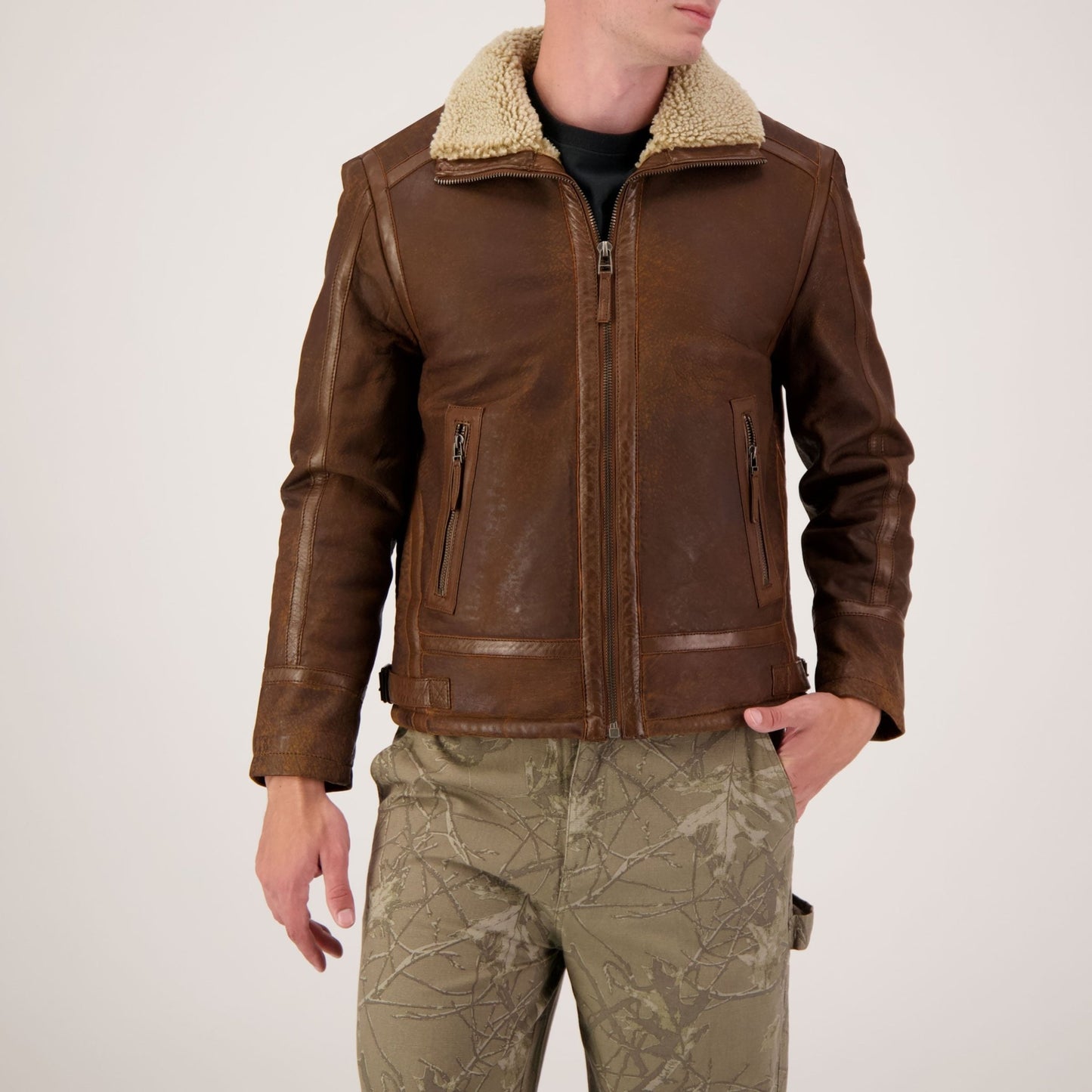 Anchorage CF Dark Brown Lambskin Jacket - MST GoodsMauritius