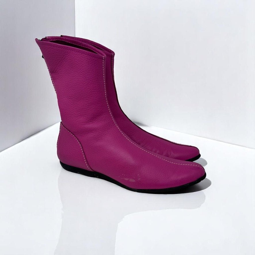 Arche Women's Leather Boots Bright Pink size 7 Sock Boots - MST GoodsArche