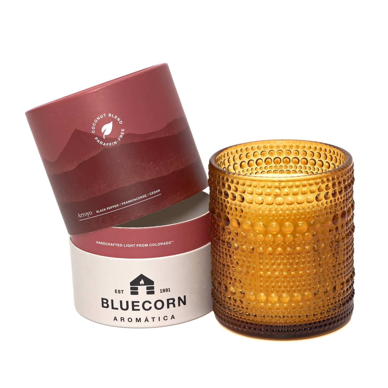 Arroyo Scented Candle – Spiced Citrus, Amber & Woody Notes - MST GoodsCandlesBluecorn Candles