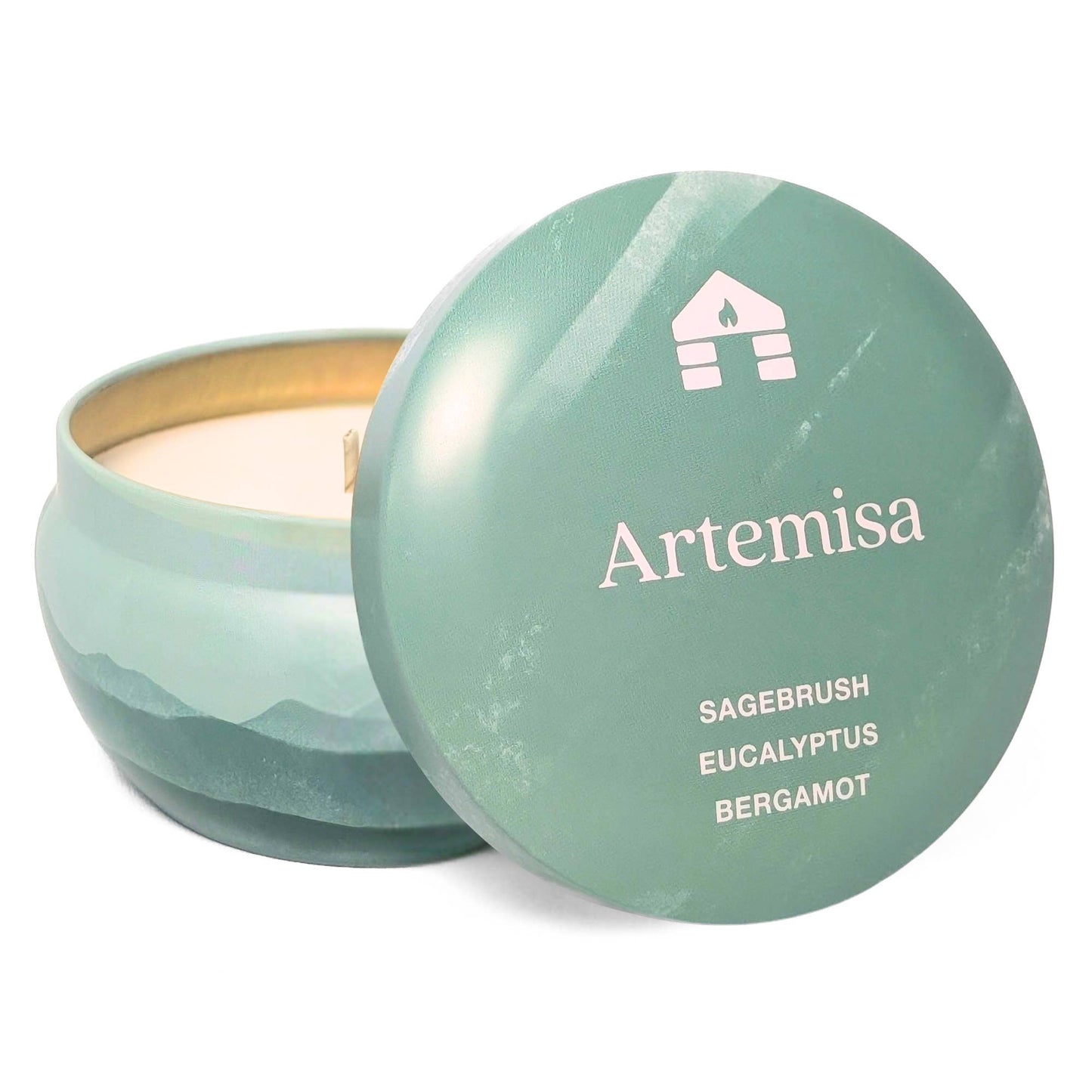Artemisa Sage Scented Candle - Bluecorn Aromática - 8oz Tin - MST GoodsBluecorn Candles