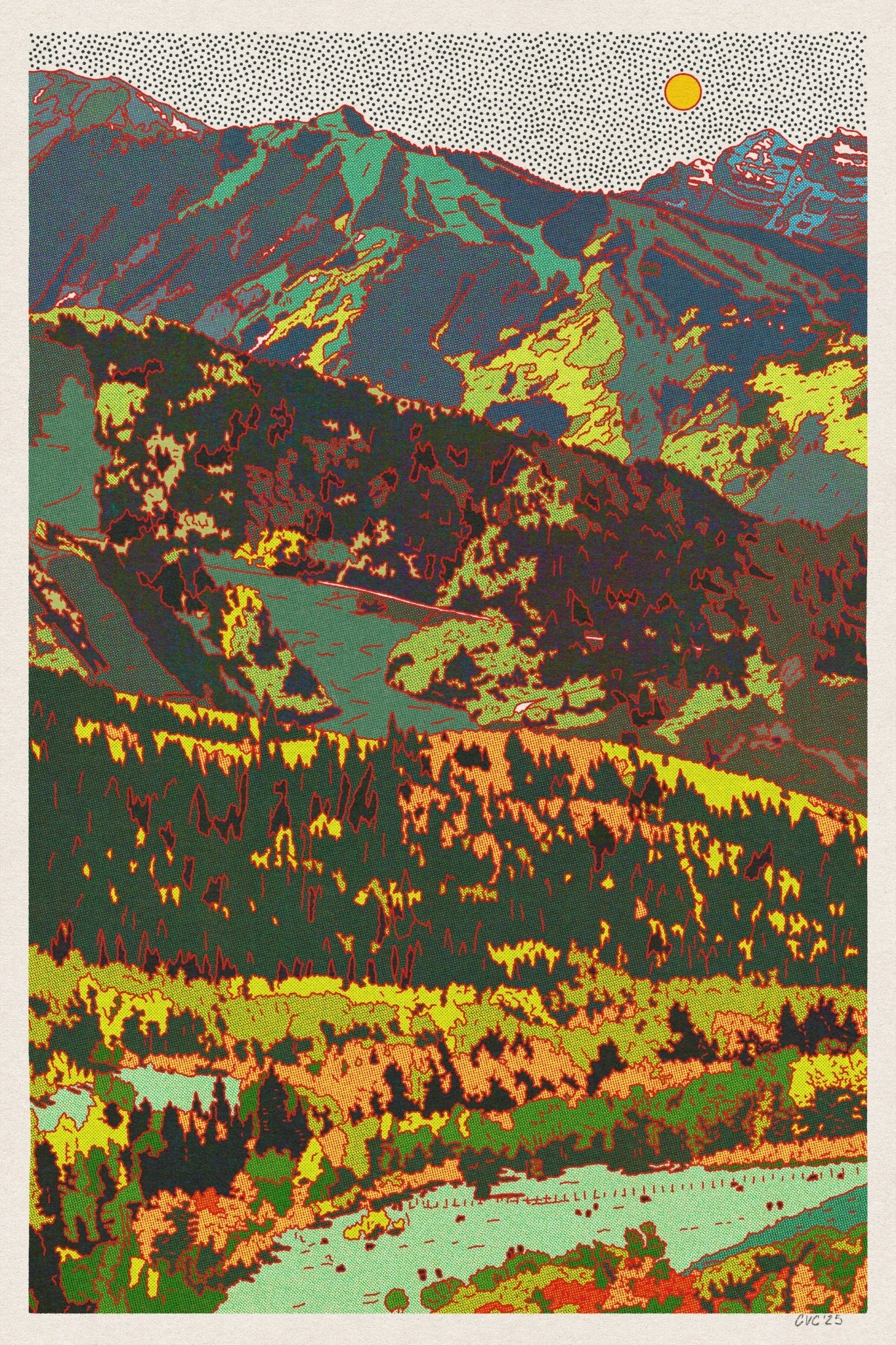 Aspen Mountain Print - MST GoodsCaroline Clark