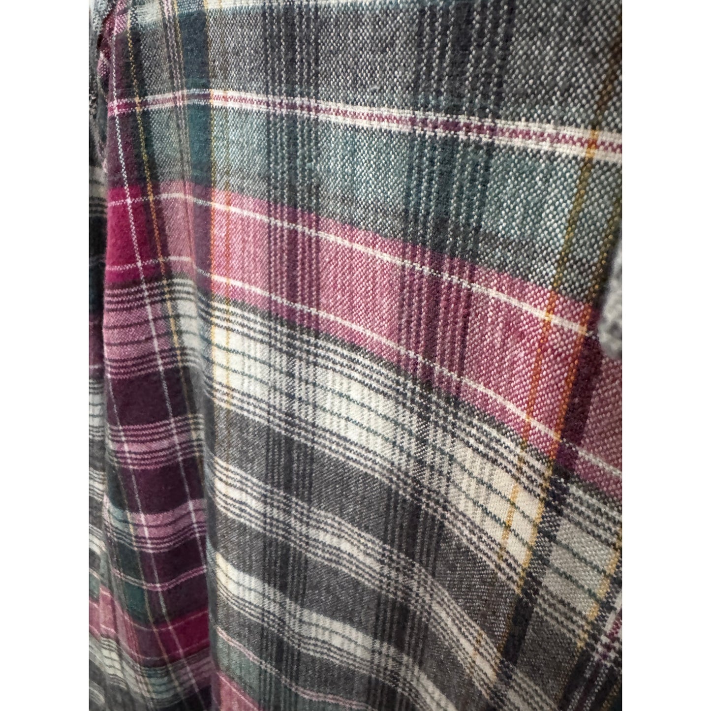 Vintage 1990s Polo Ralph Lauren Flannel Cotton Soft M Green Red Plaid Men's