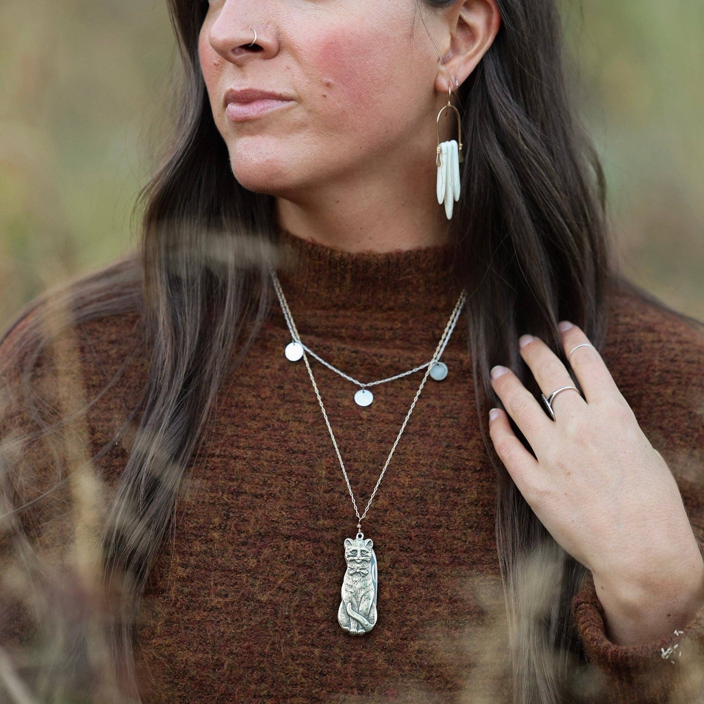 Handmade Nine Lives Necklace