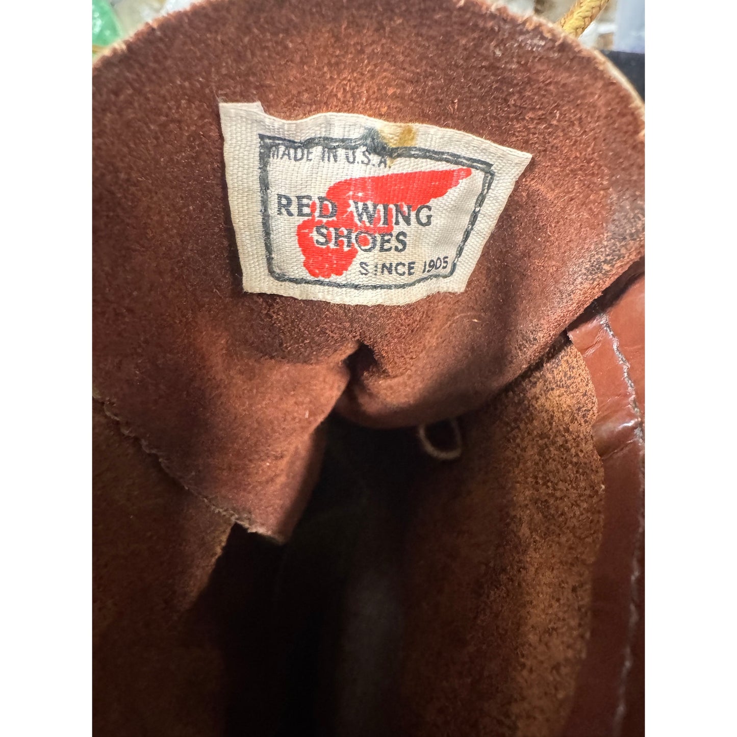 Vintage Red Wing Boots Women's 8 1980s Brown Leather Moccasin Toe Moc-Toe