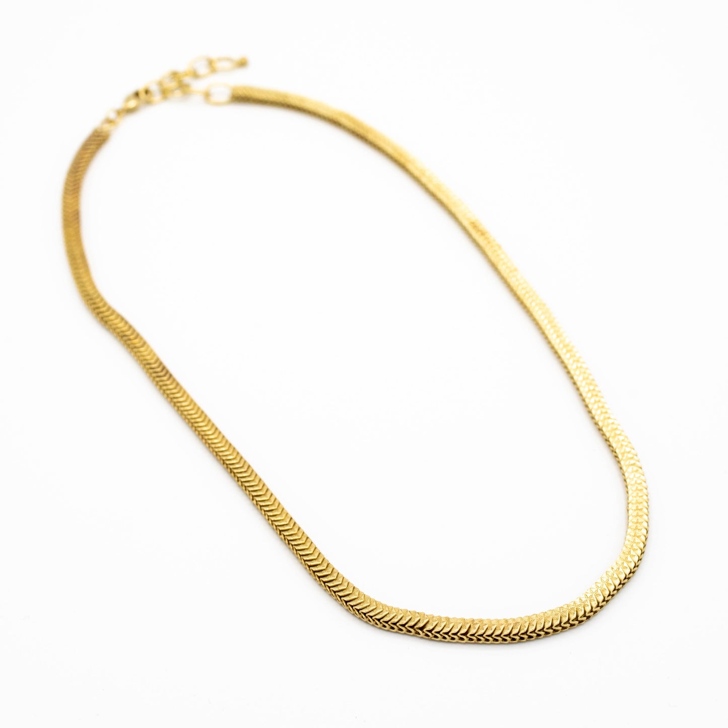 Decorated Brass Slink Chain - Anti Tarnish