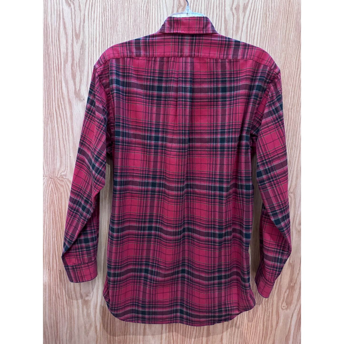 Vintage 1990s Ralph Lauren Flannel Cotton Soft Heavy M Blake Plaid Men's