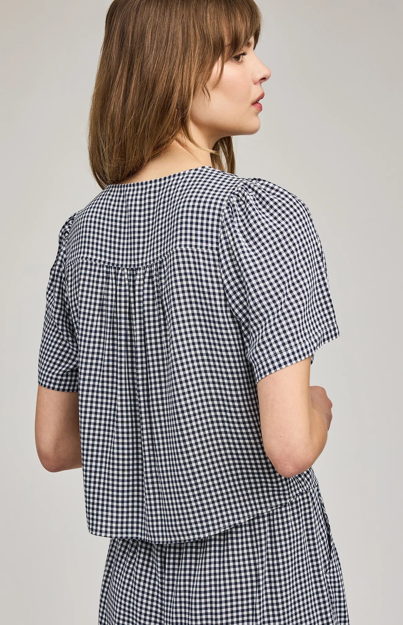 Becca Short Sleeve Blouse - MST GoodsGentle Fawn
