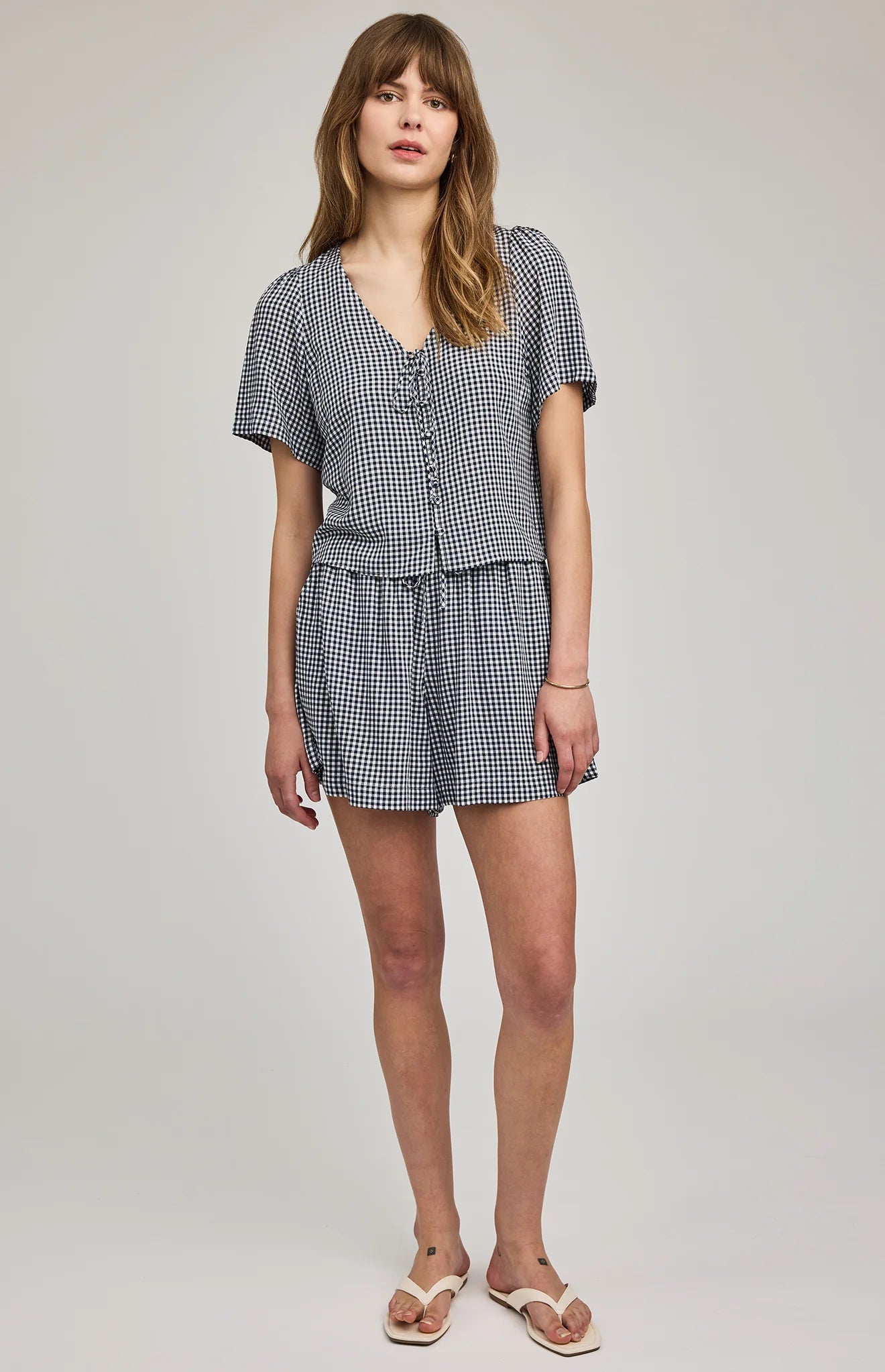 Becca Short Sleeve Blouse - MST GoodsGentle Fawn