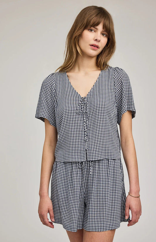 Becca Short Sleeve Blouse - MST GoodsGentle Fawn