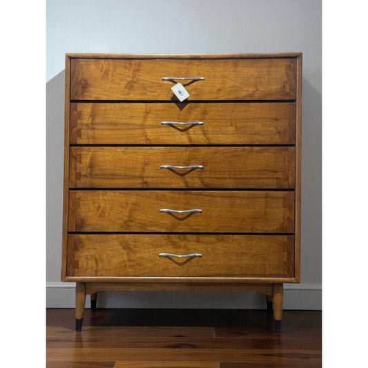 Vintage Lane Acclaim Mid Century Walnut Highboy Dresser