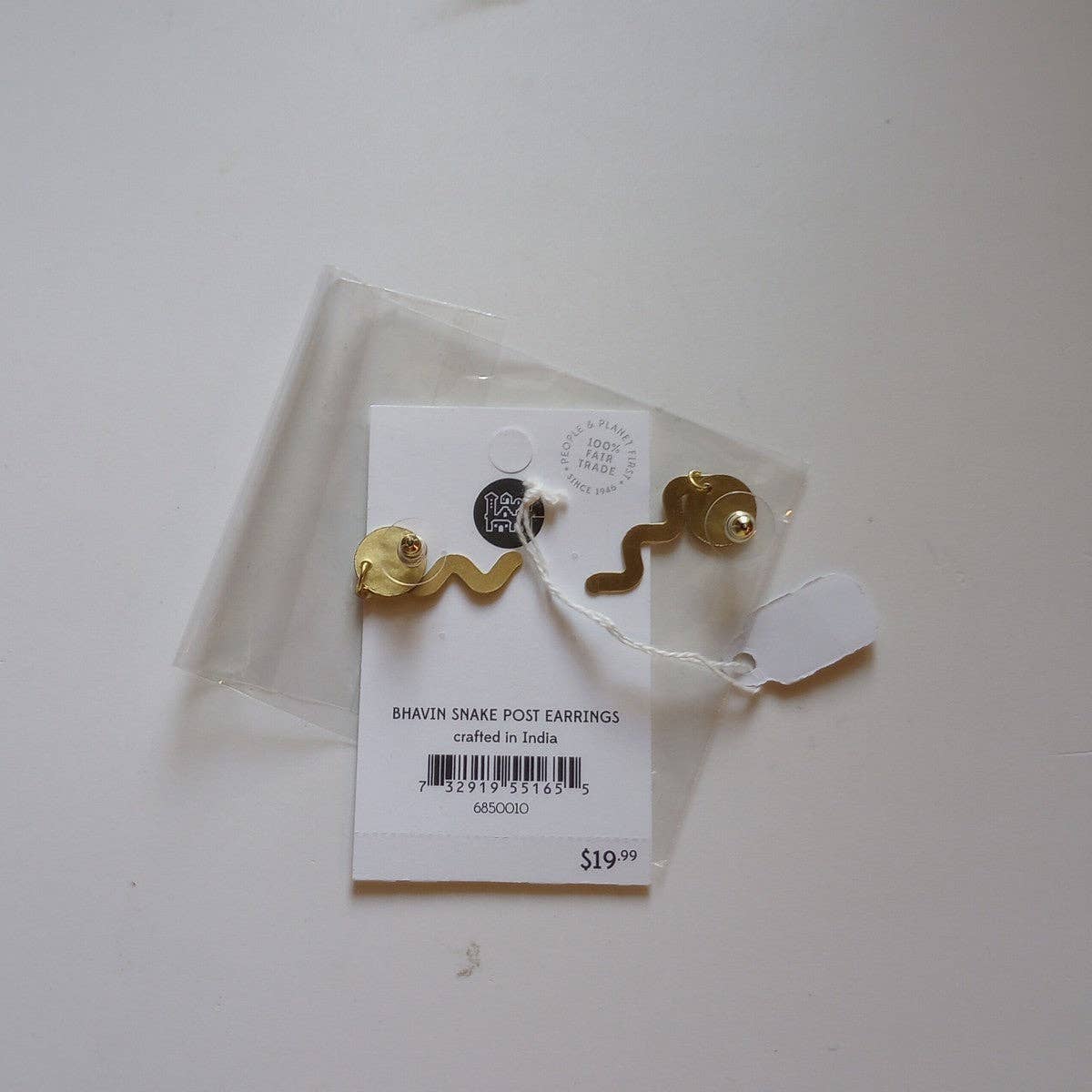 Bhavin Snake Post Earrings - MST GoodsTen Thousand Villages