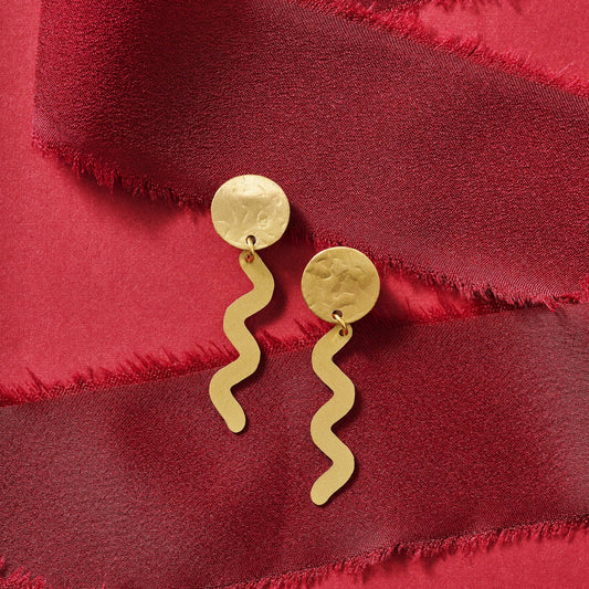 Bhavin Snake Post Earrings - MST GoodsTen Thousand Villages