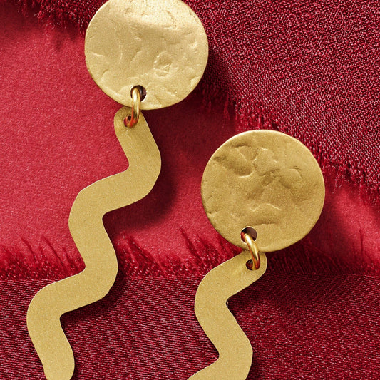 Bhavin Snake Post Earrings - MST GoodsTen Thousand Villages