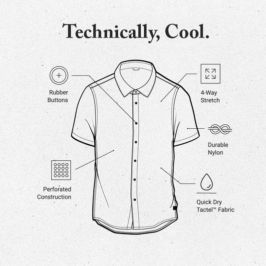 Bless Up Breathable Stretch Shirt - MST GoodsShort Sleeve Button Up ShirtRoark