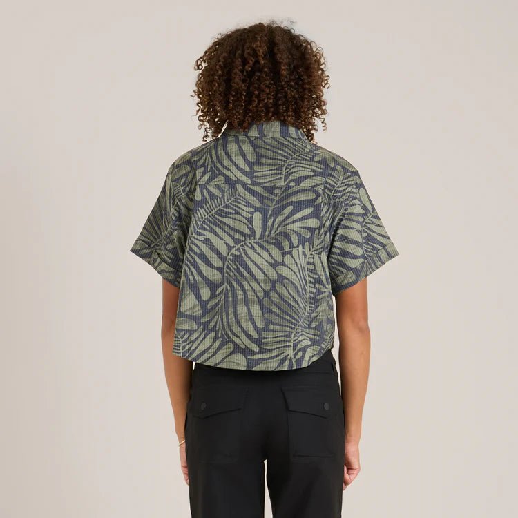 Bless Up Cropped Button Up Shirt - MST GoodsRoark