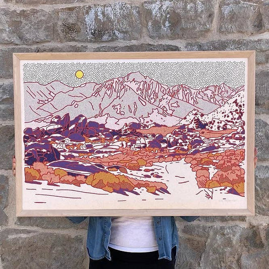 Blue Mountain 24"x36" Print Framed - MST GoodsArt PrintCaroline Clark