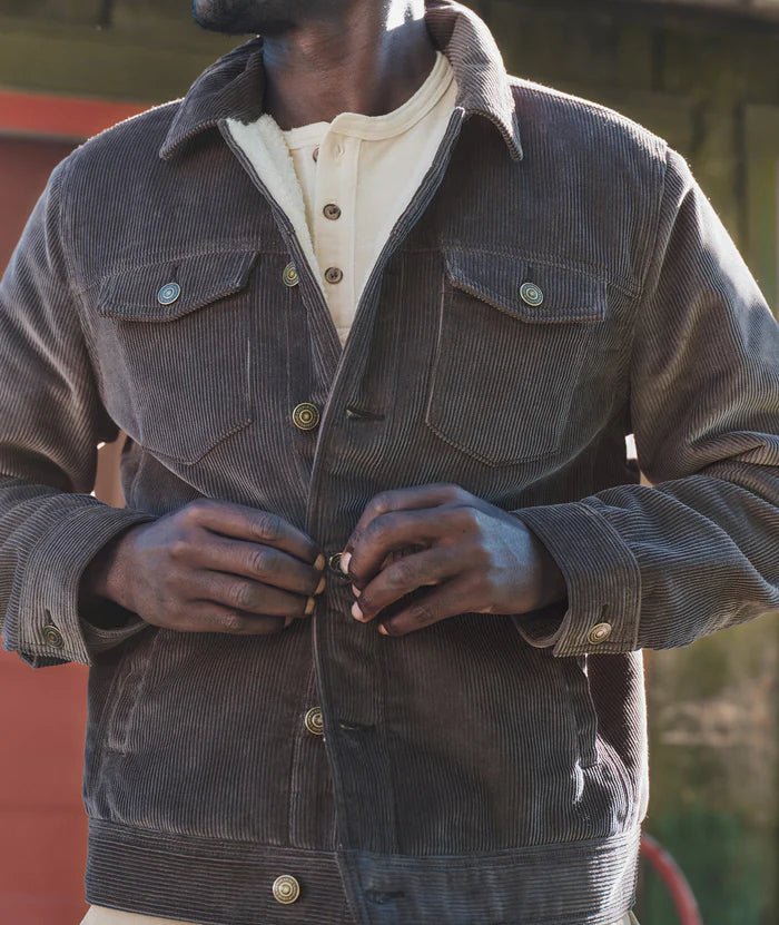 BOISE CORD SHERPA TRUCKER - MST GoodsMarine Layer