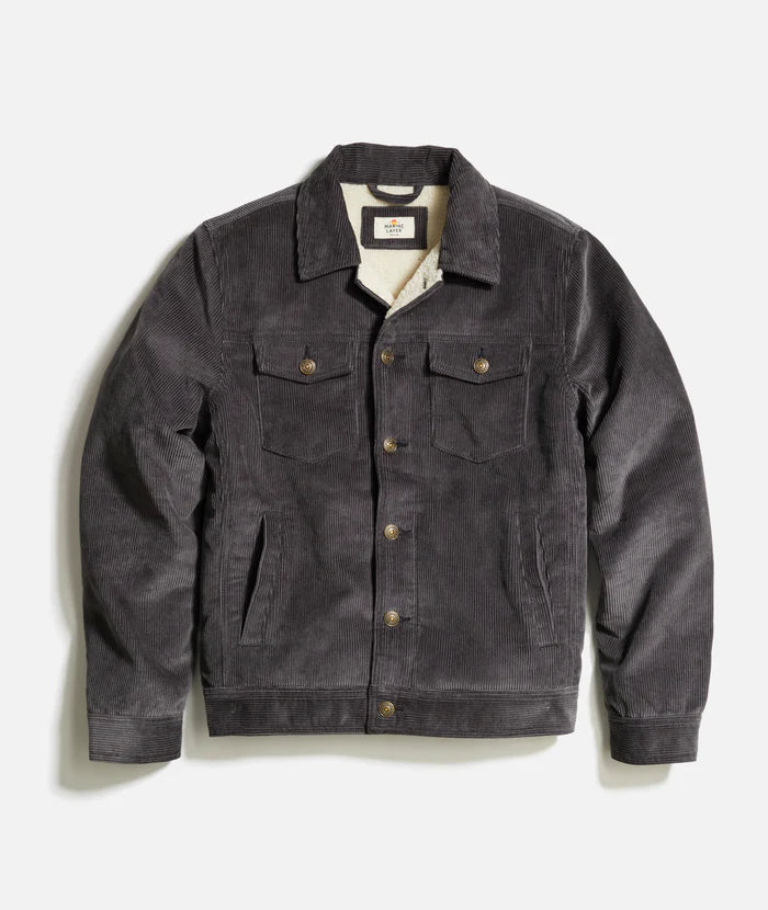 BOISE CORD SHERPA TRUCKER - MST GoodsMarine Layer