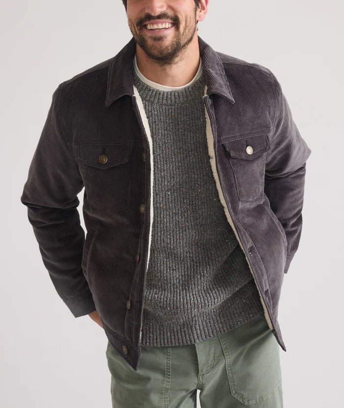 BOISE CORD SHERPA TRUCKER - MST GoodsMarine Layer