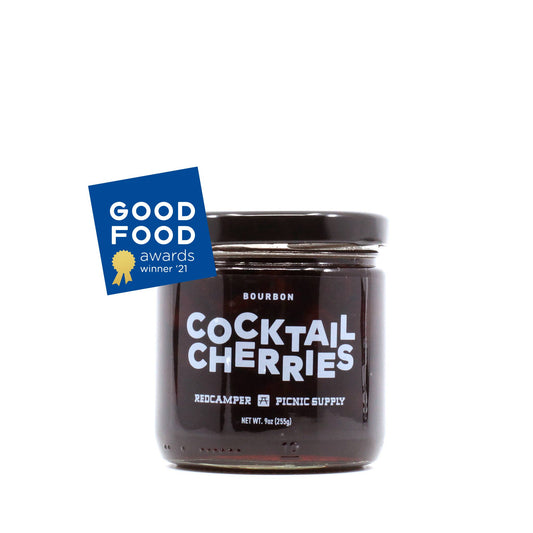Bourbon Cocktail Cherries - 9oz - MST GoodsCherriesRedCamper
