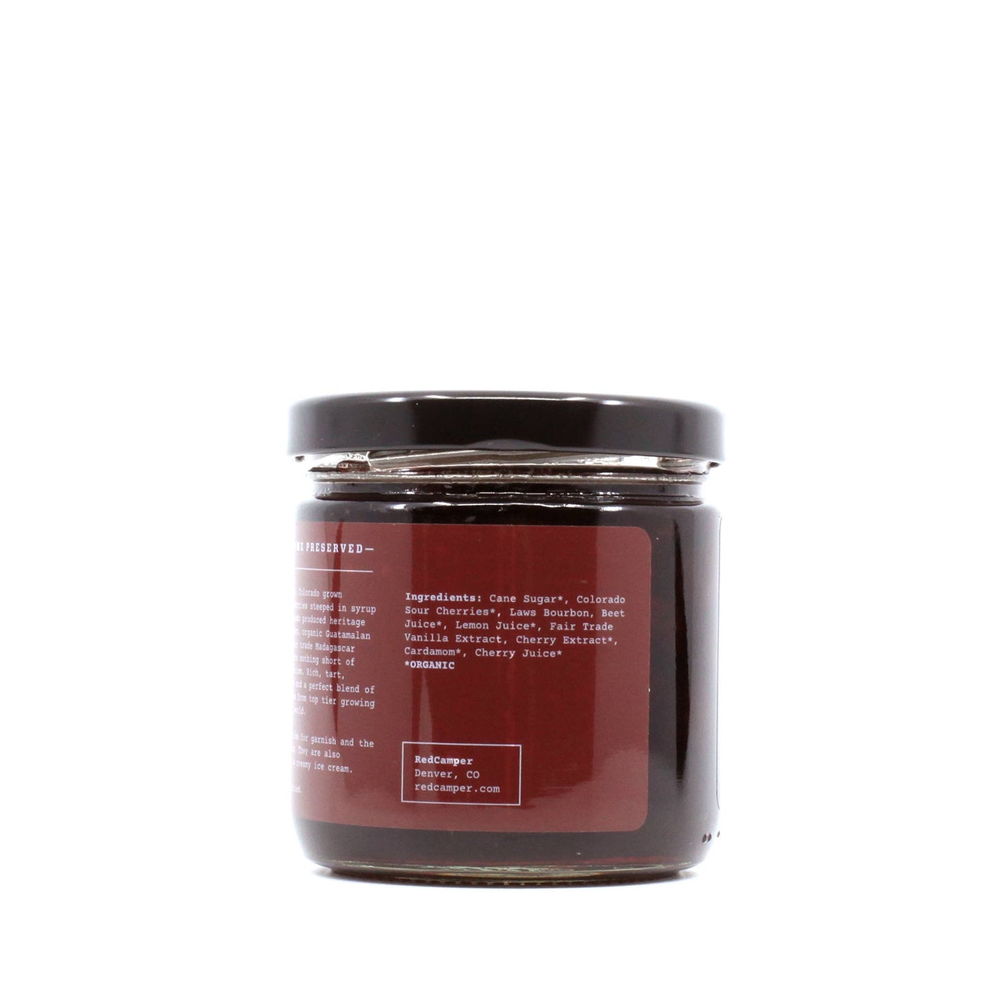 Bourbon Cocktail Cherries - 9oz - MST GoodsCherriesRedCamper