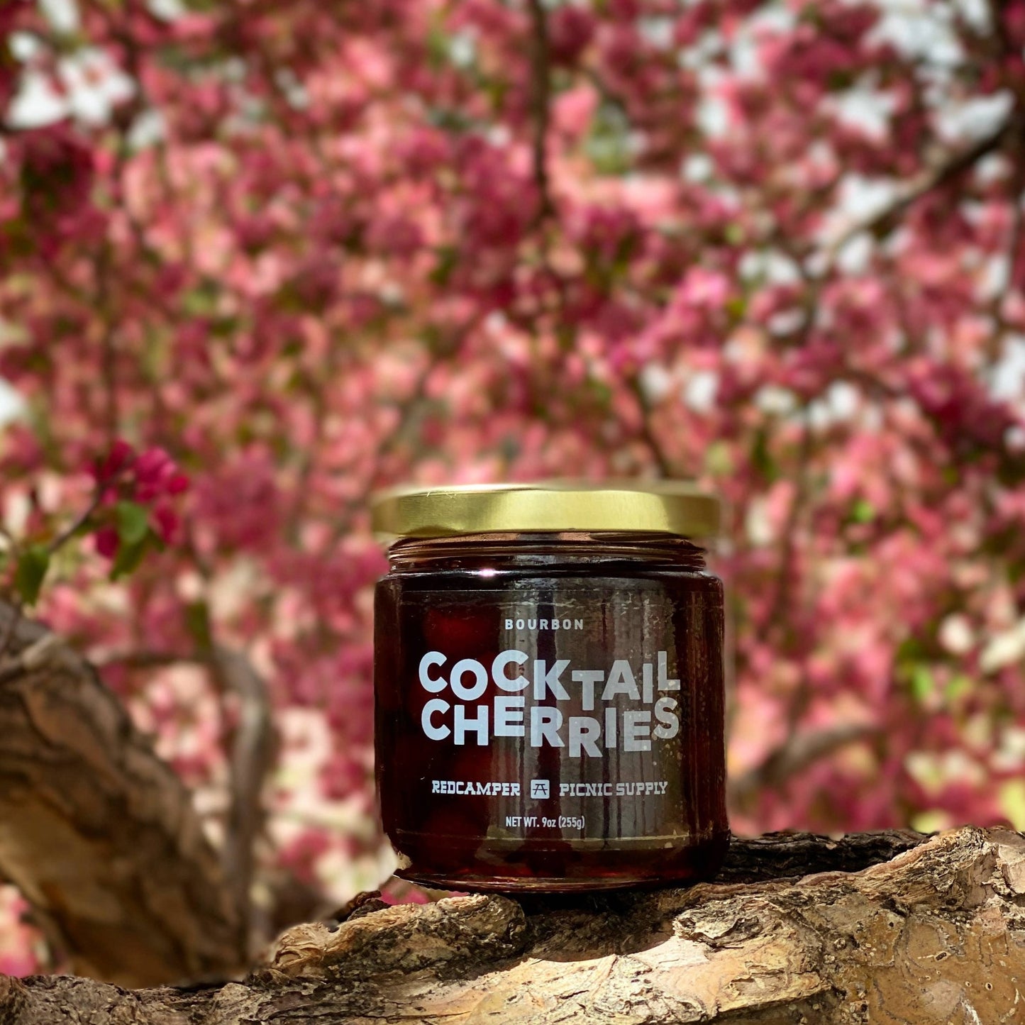 Bourbon Cocktail Cherries - 9oz - MST GoodsCherriesRedCamper