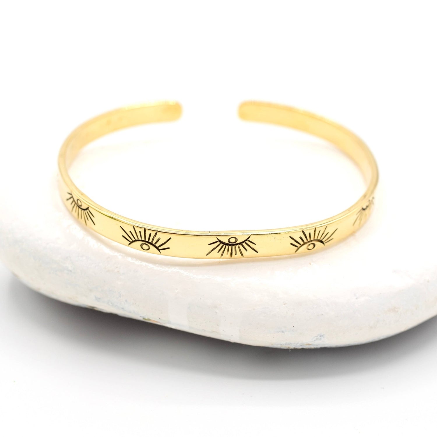 Brass Eye Bangle  - MST GoodsBaizaar