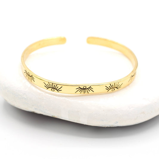 Brass Eye Bangle  - MST GoodsBaizaar