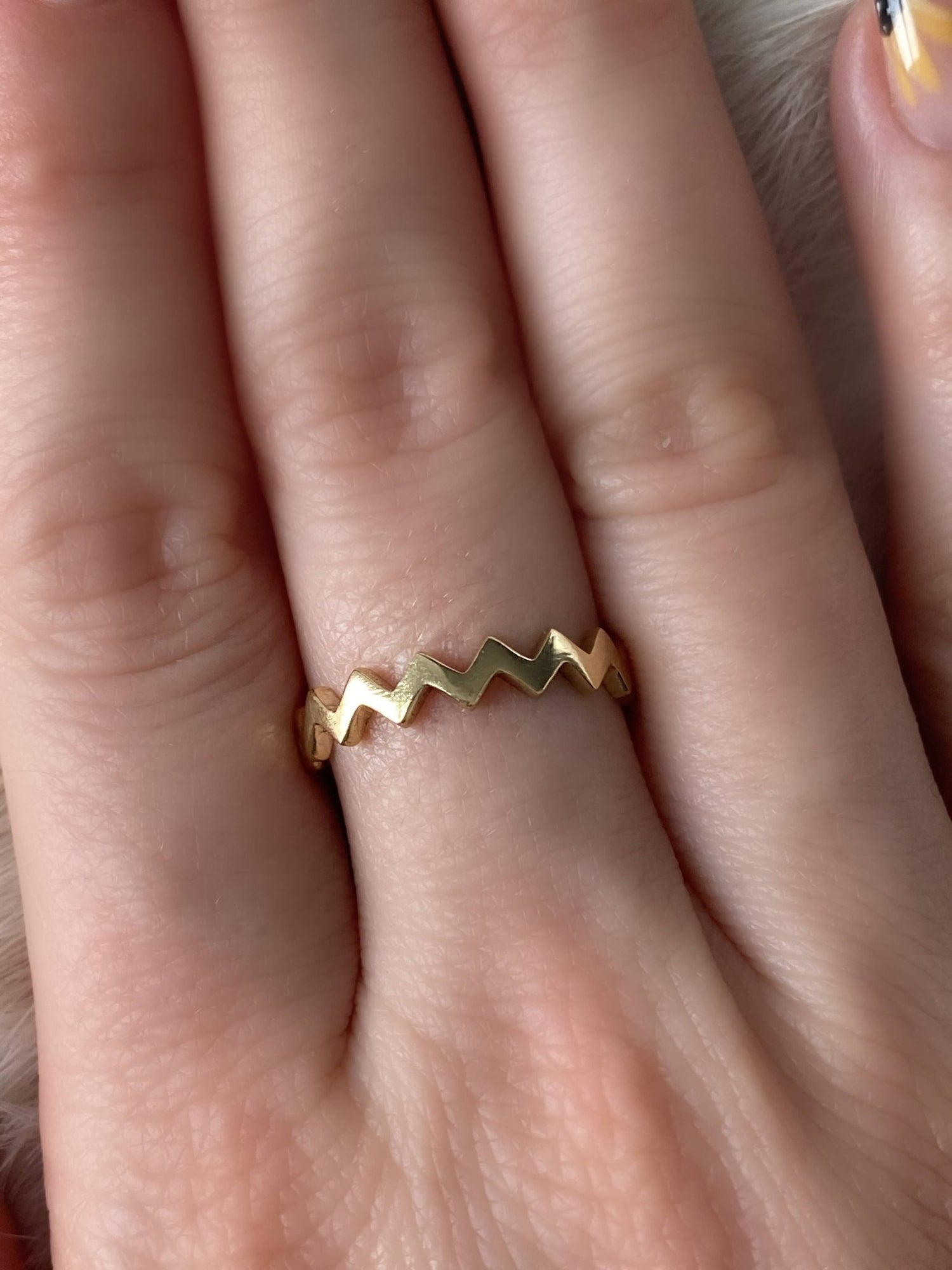Brass Zigzag Ring - MST GoodsRingBaizaar