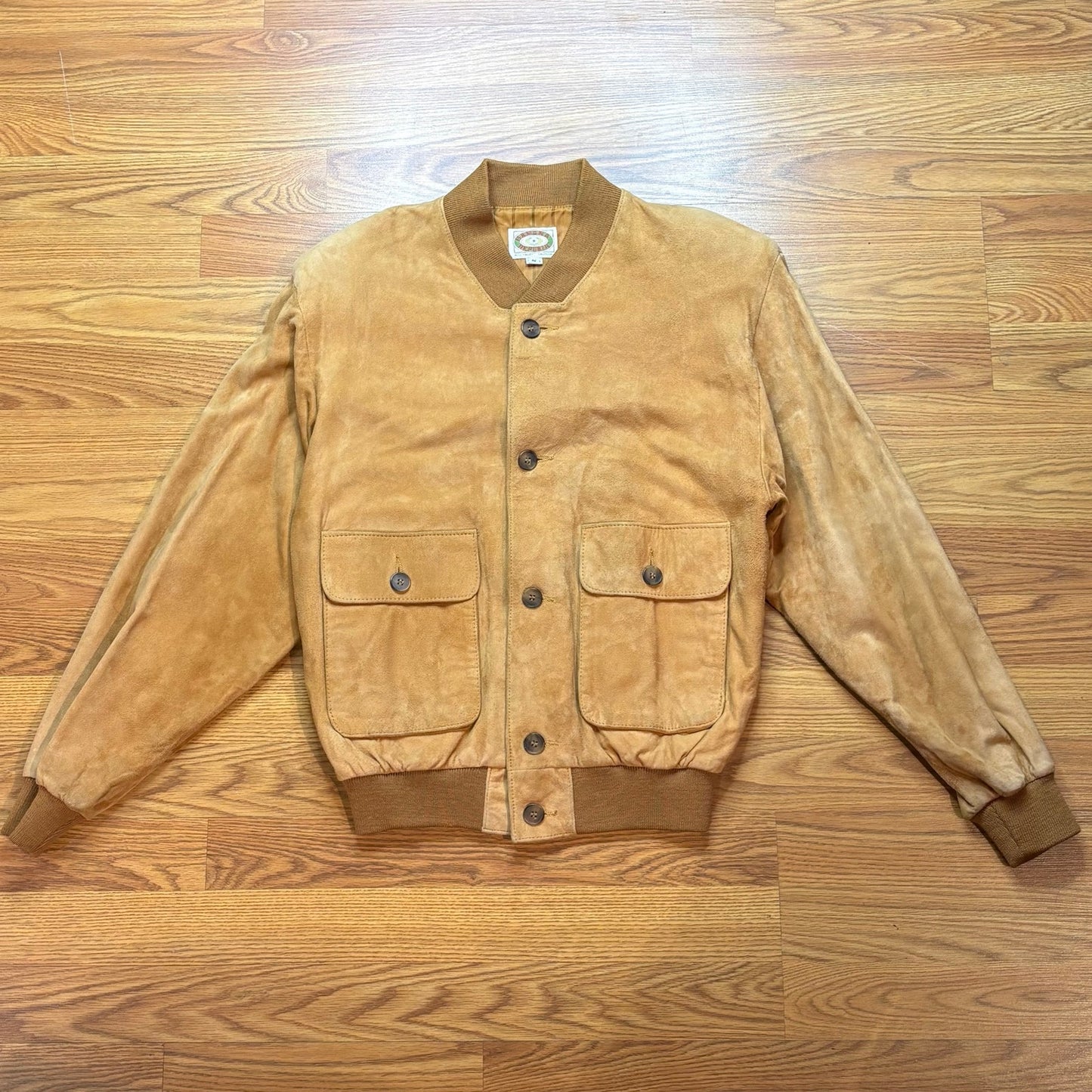 Vintage 1987 Banana Republic Leather Jacket Mens M USA Mill Valley