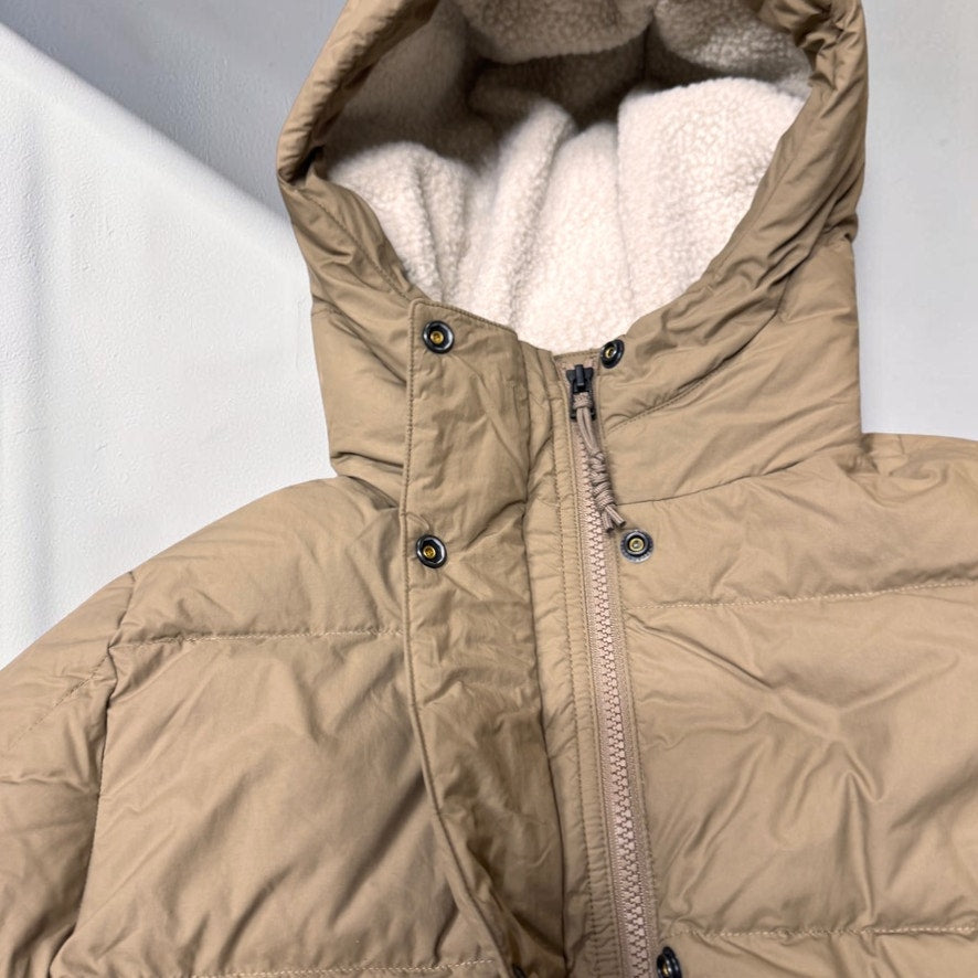 REI Co-op Norseland Down Insulated Parka 2.0 Women's Small Tan Khaki