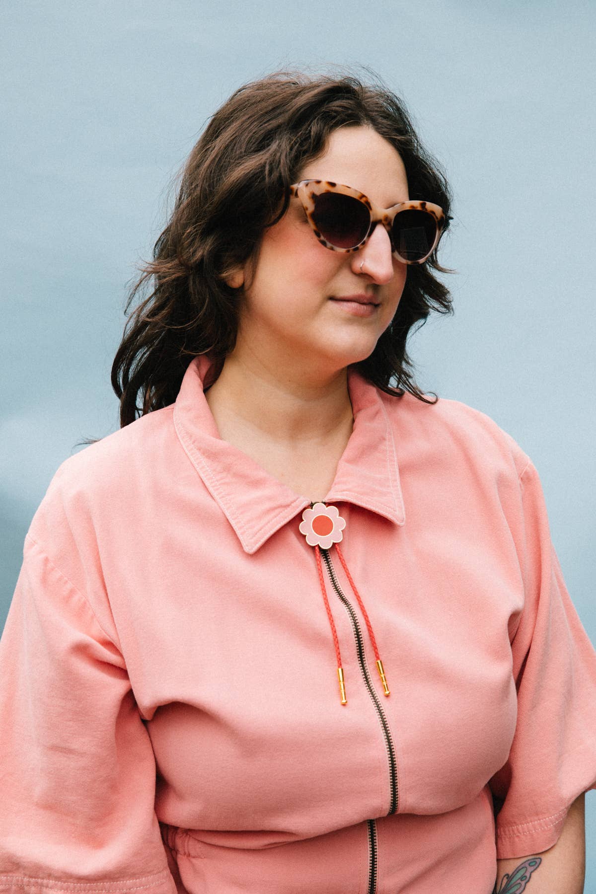 Big Daisy Bolo Tie