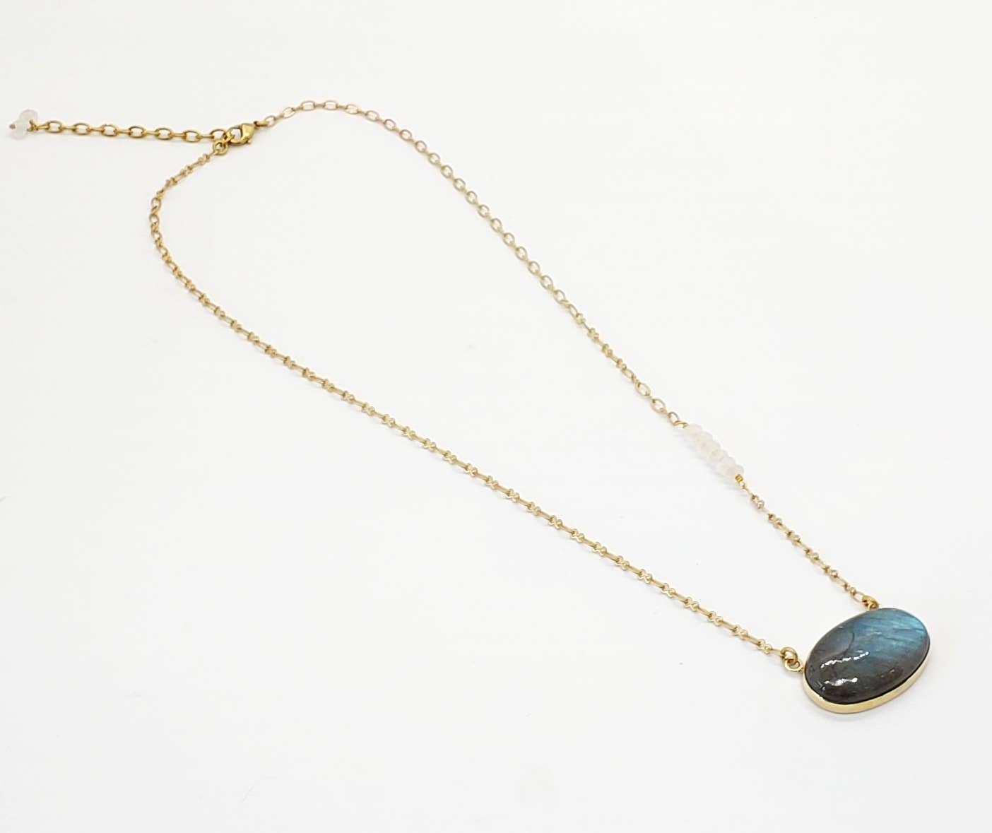 Labradorite Aura Necklace - BP047