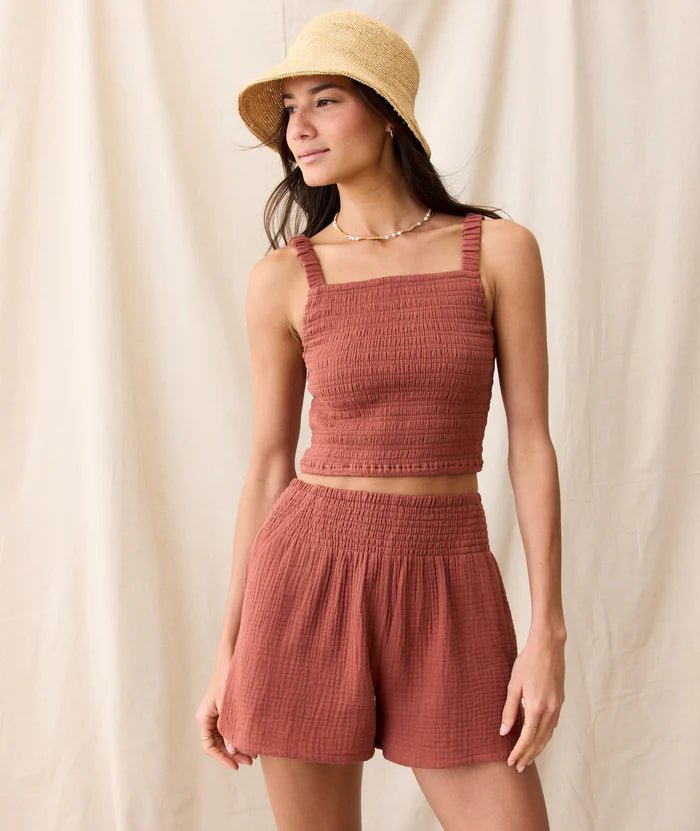 Cali Double Cloth Short Rust - MST GoodsMarine Layer