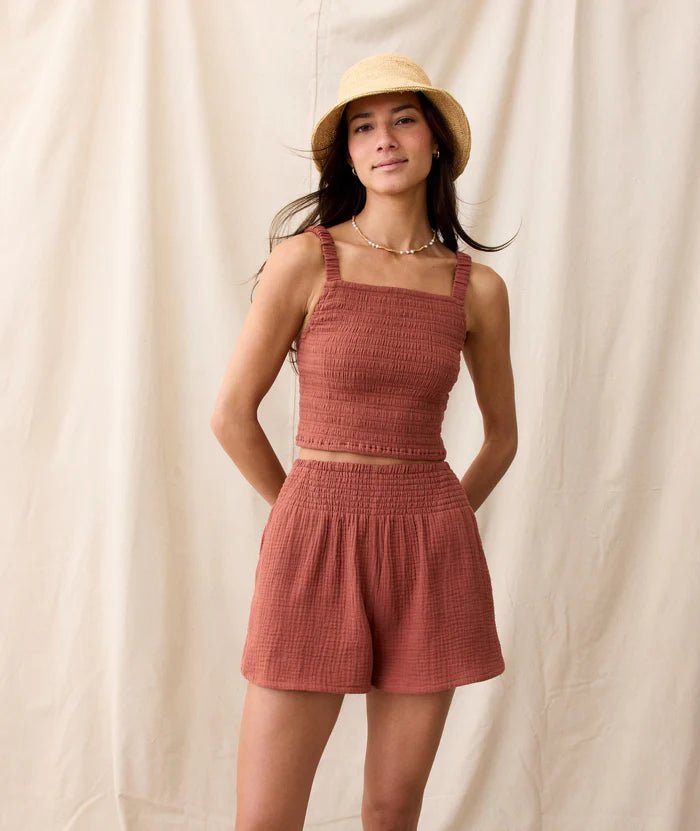 Cali Double Cloth Short Rust - MST GoodsMarine Layer