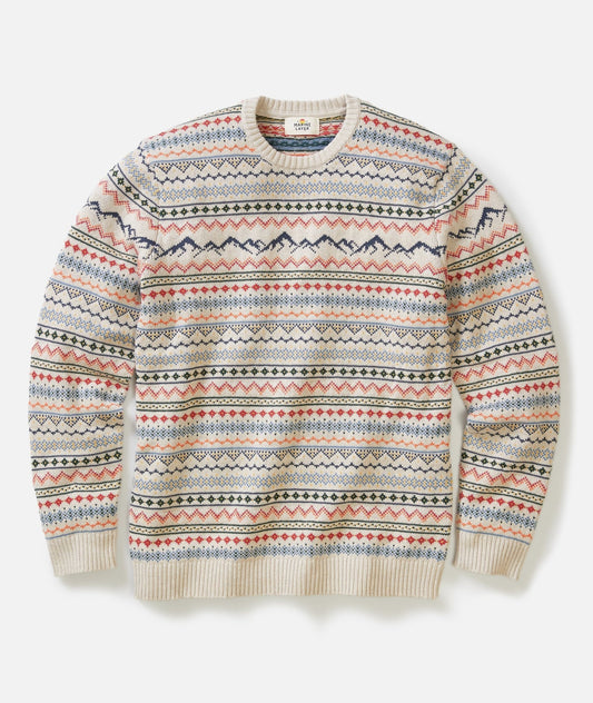 California Fair Isle Crew Sweater - MST GoodsMarine Layer