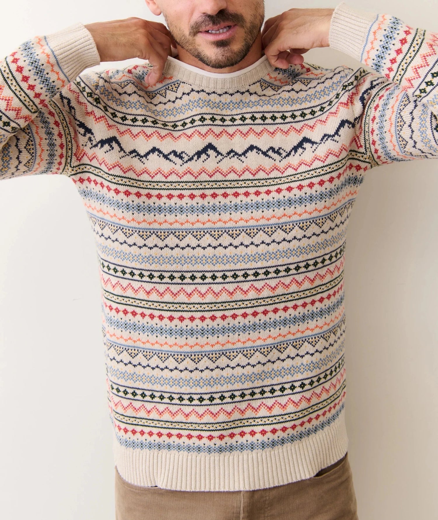 California Fair Isle Crew Sweater - MST GoodsMarine Layer
