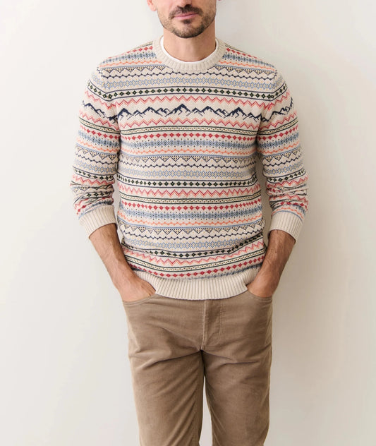 California Fair Isle Crew Sweater - MST GoodsMarine Layer