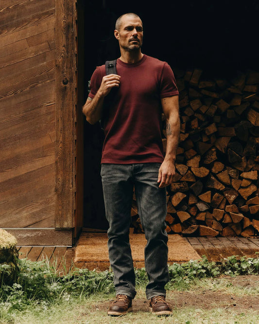 The Camp Pant in Coal Chipped Canvas