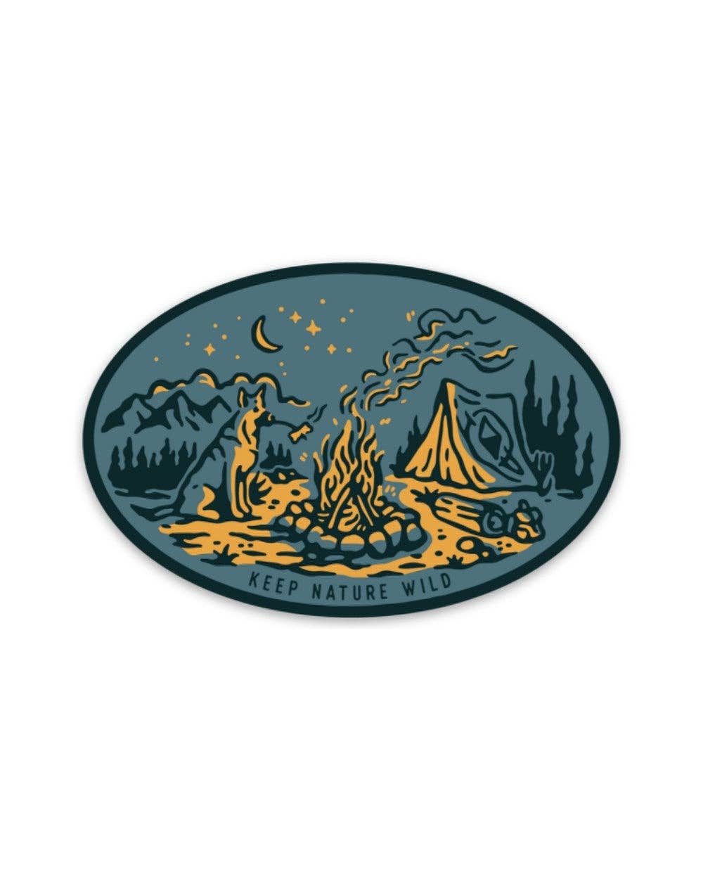 Campfire Dog | Sticker - MST GoodsKeep Nature Wild