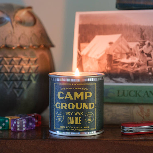 Campground Soy Candle - Happy Place Collection - MST GoodsGood & Well Supply Co.