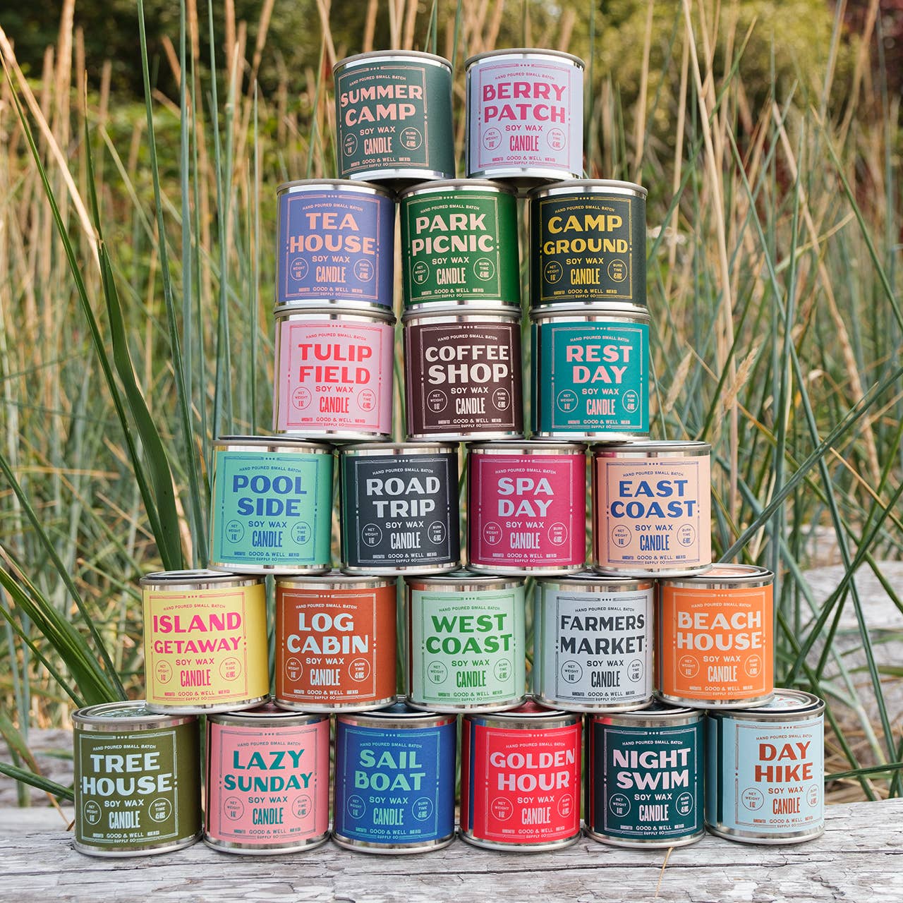 Campground Soy Candle - Happy Place Collection - MST GoodsGood & Well Supply Co.