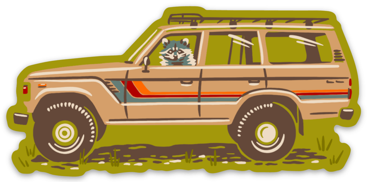 Camping Cruiser Sticker - MST GoodsCaroline Clark