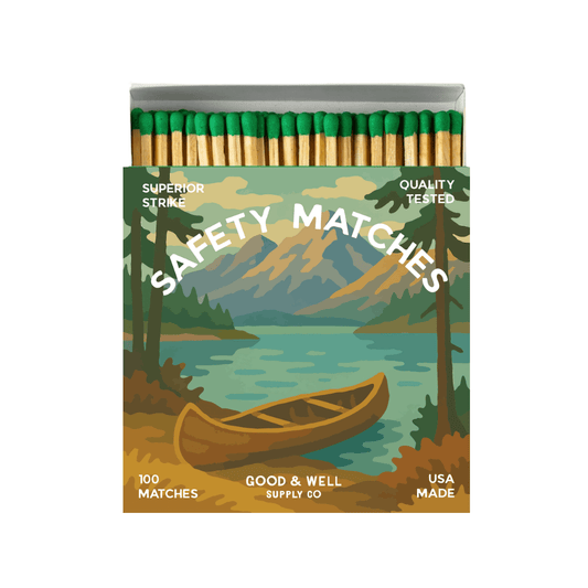 Canoe & Deer Matchbox - Paint-By-Number Collection - MST GoodsGood & Well Supply Co.