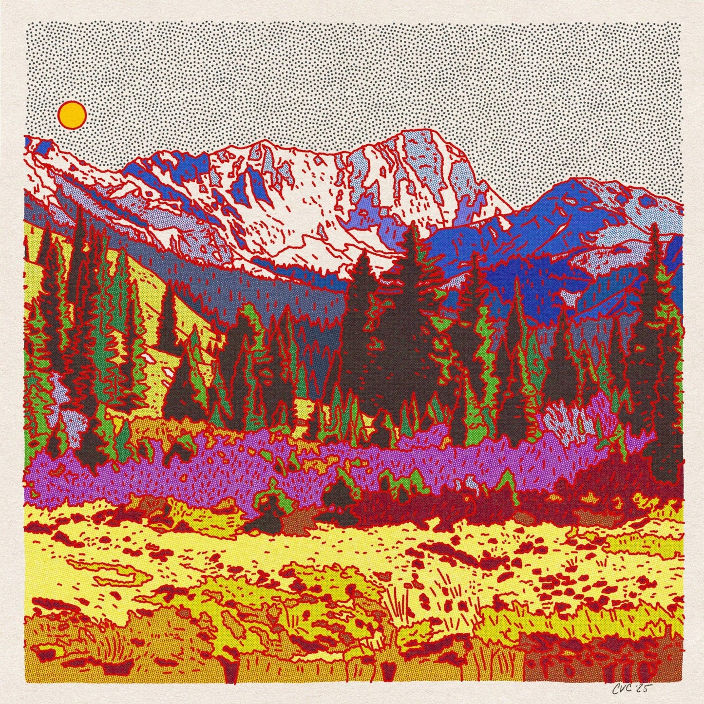 Capitol Peak Art Print - MST GoodsCaroline Clark